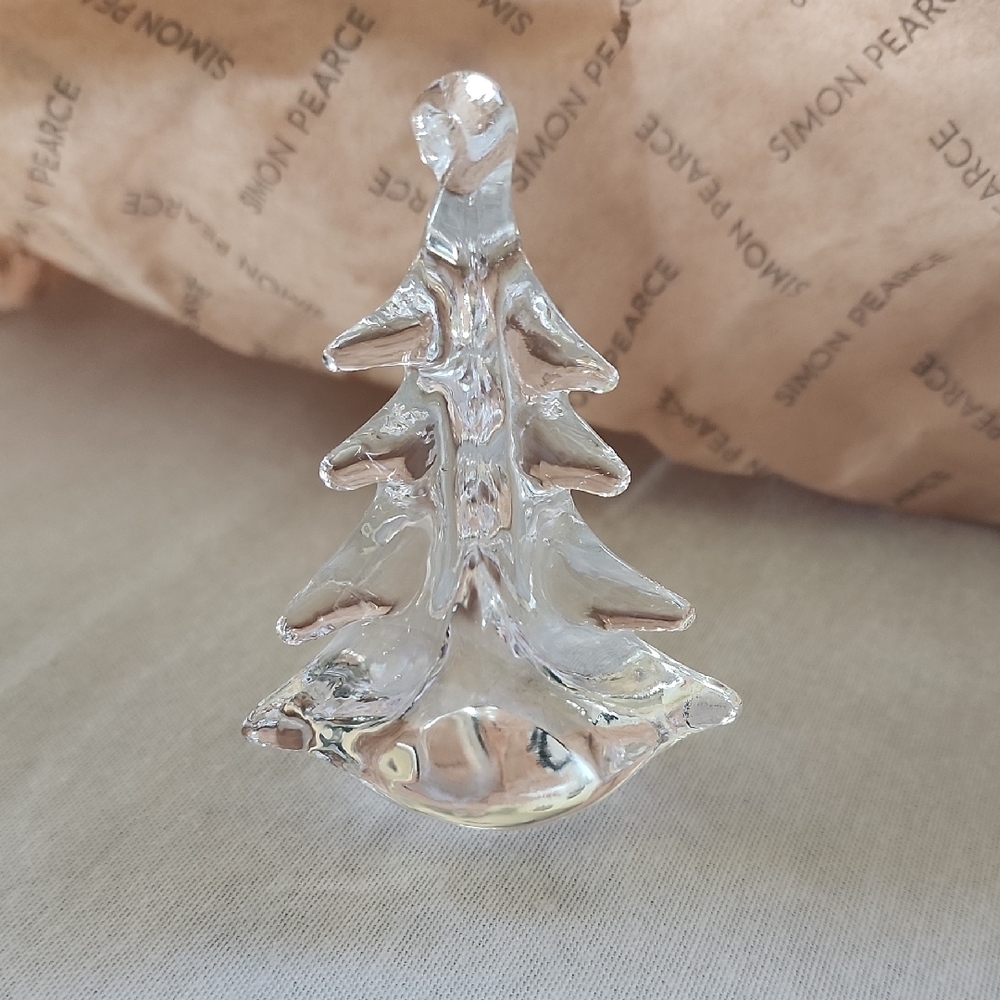 Simon Pearce Glass Tree Ornament NEW in Box